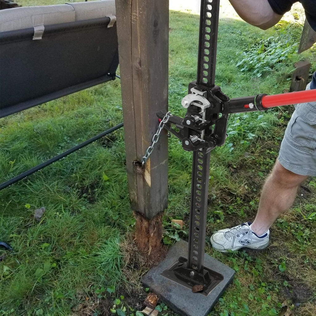 48 Off-Road High Lift Jack 3 Tons Capacity Cast and Steel Black E127