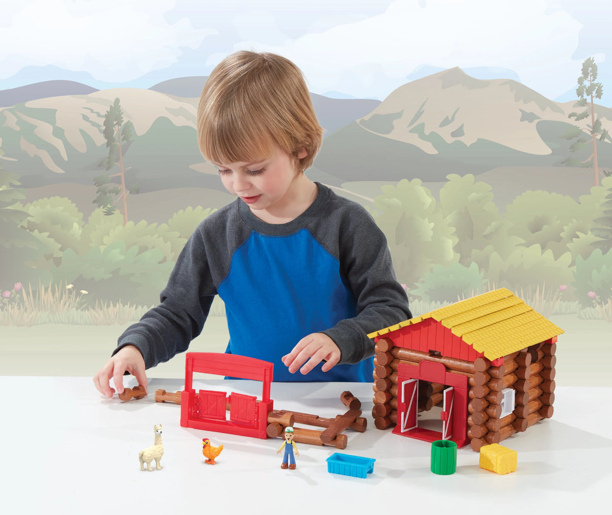 Real Wood Logs - 102 parts T7915