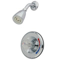 Chrome Shower Combination with Single Acrylic Handle T623