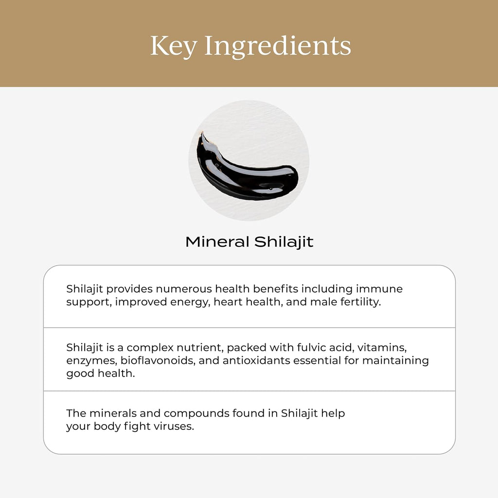 Liposomal Magnesium L-Threonate & Pure Shilajit Resin Bundle C196114
