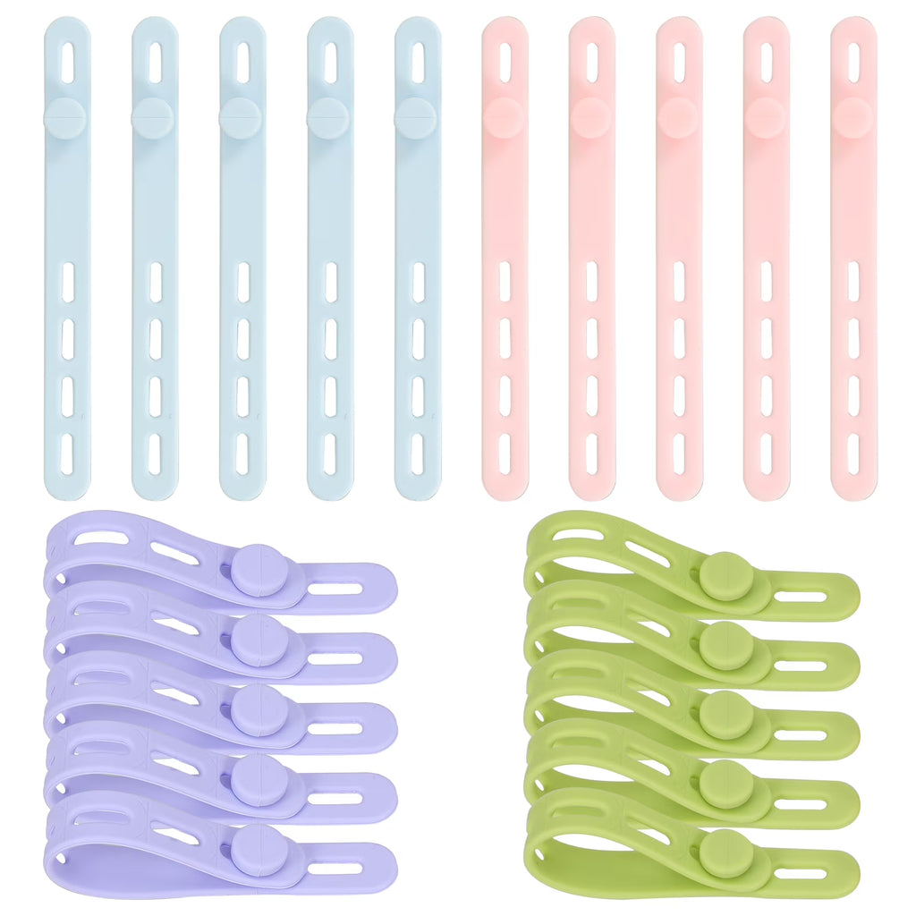 20 Pcs Silicone Cable Manager K776