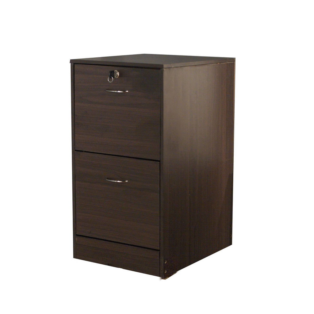2 Drawer Espresso Filing Cabinet V4526