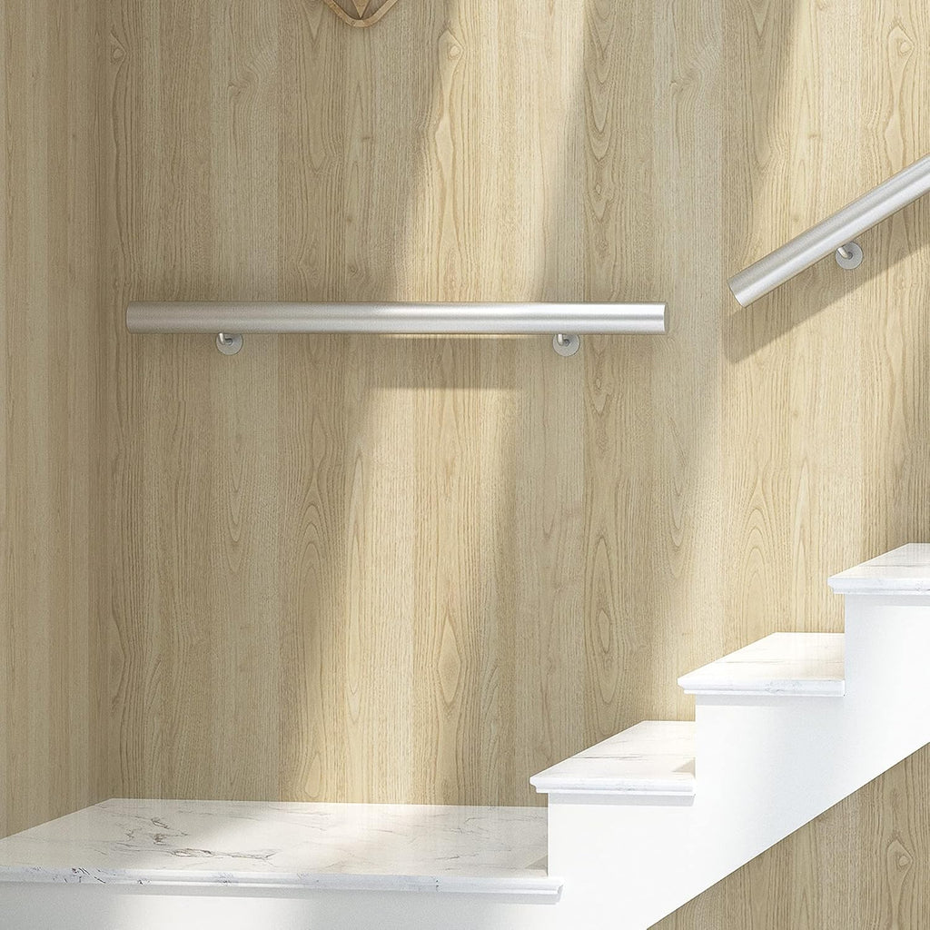 Brushed Stainless Steel Wall Mounted Stair Handrail Q109
