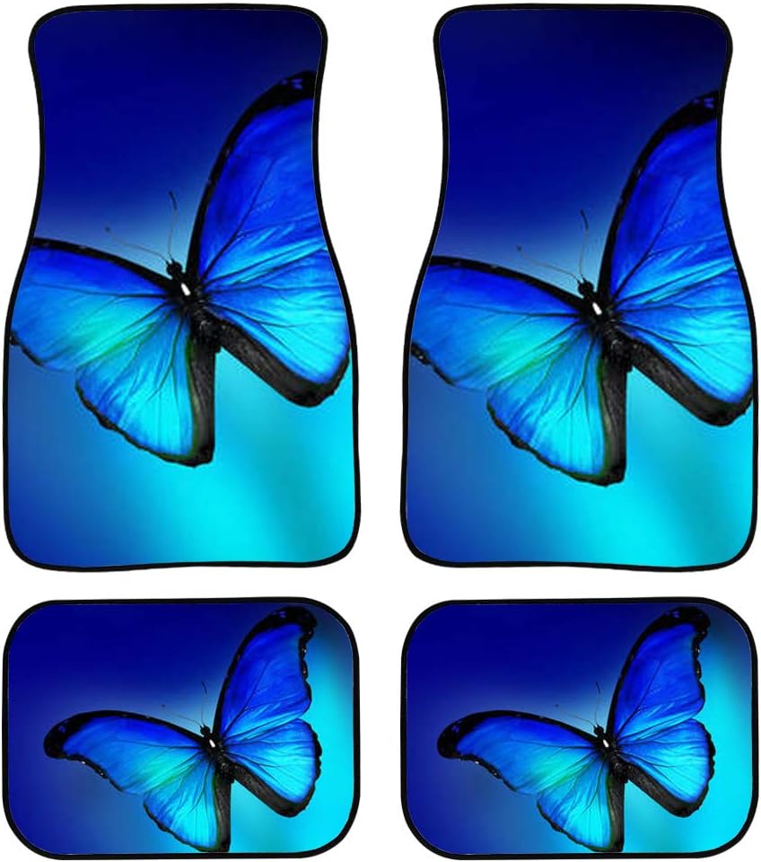 Butterflies Car Floor Mat Front/Rear Carpet Z765