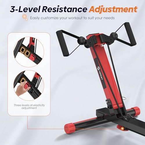4 in 1 Foldable Rowing Machine with LCD Monitor W8041