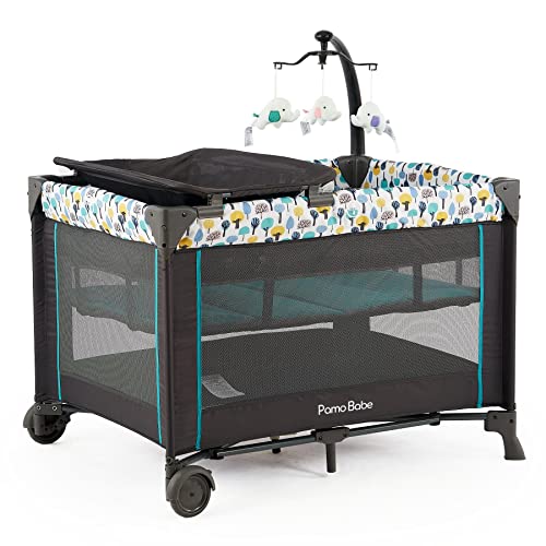 Portable Baby Playpen with Detachable Bassinet and Changing Table O528816
