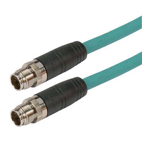Category 6A M12 8 Position Double Shielded Industrial Cable F830546