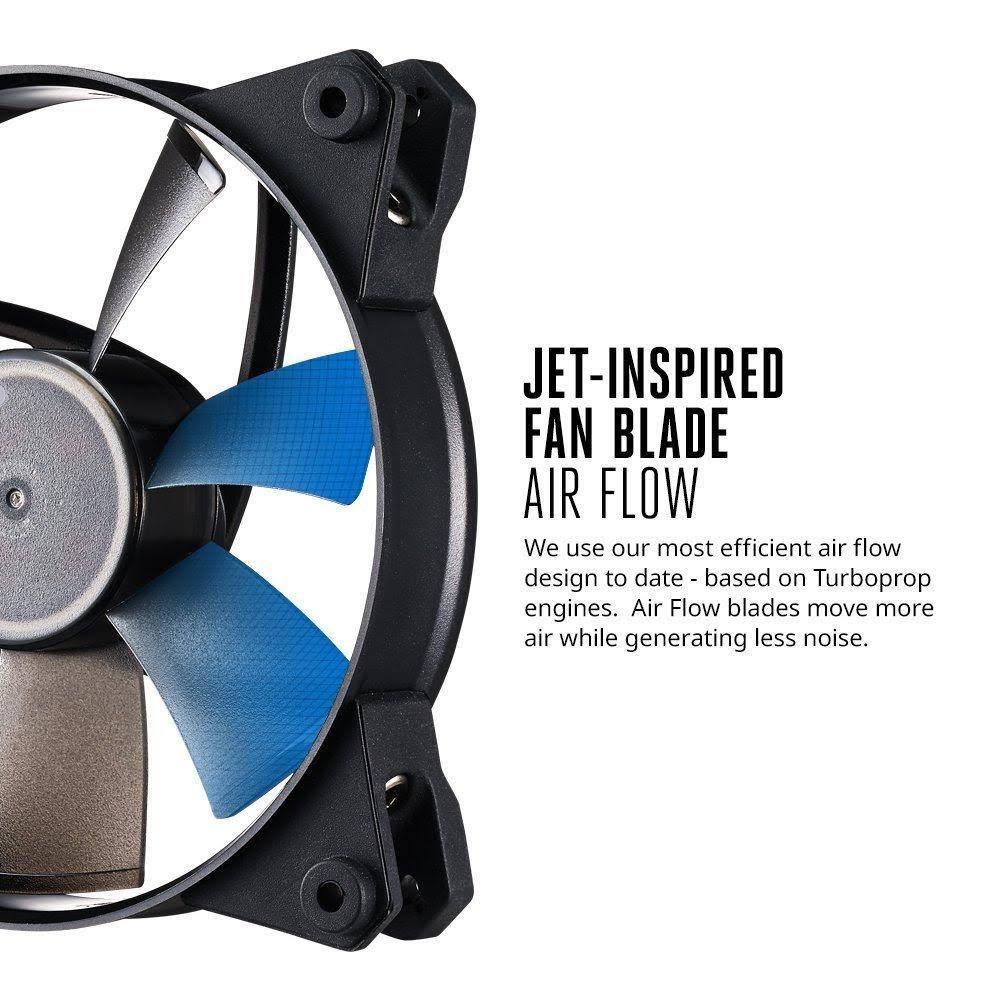 120 Air Pressure RGB Case Fan Pack of 3 V25646