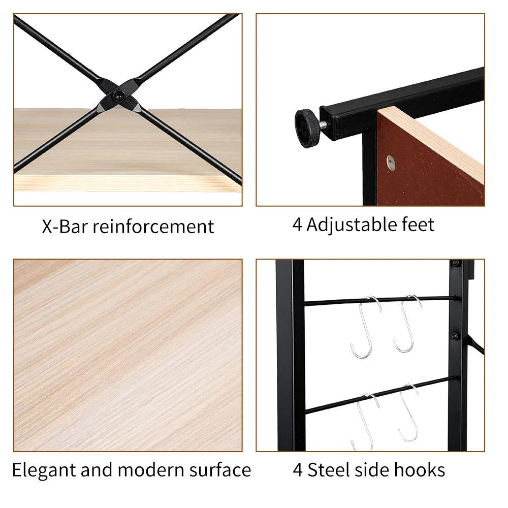 Microwave Oven Stand Storage Organizer X8832