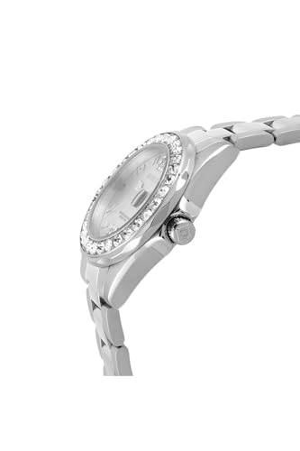 Women's Stainless Steel Quartz Watch, Silver, Gold, Two Tone W78402