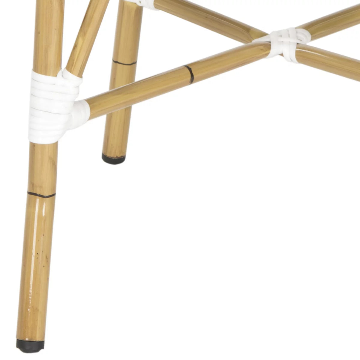 Blue White Set of 2 Outdoor Bistro Side Chair D89884