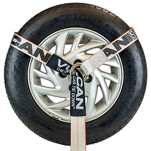 2 inch x 96 inch Car Tie Down with Snap Hooks, 4 Pack P969