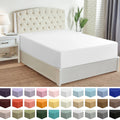 Queen Extra Deep Pocket White Fitted Sheet H466367