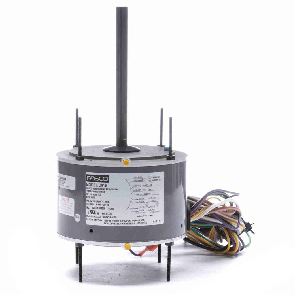 1/8 HP 1075 RPM 208-230 Volts Condenser Fan Motor V842382