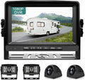 10.2 1080P Quad Split Monitor with DVR Waterproof Backup Camera System D163