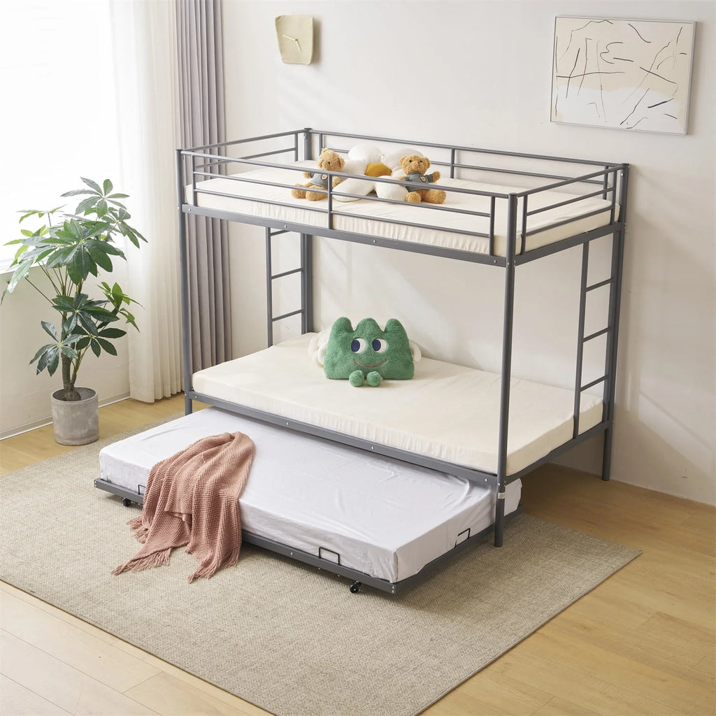 Twin over Twin Steel Bunk Beds Z705882