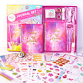 DIY Journal Kit for Girls, Journaling Arts Craft Kit, Scrapbook & Diary Supplies Set Y660824