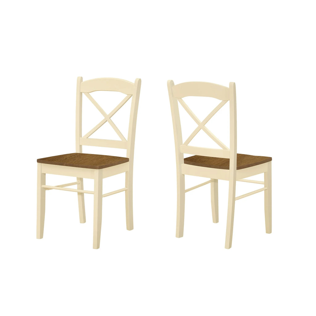 Wooden Transitional Dining Chairs, 2-Piece Q60767