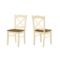 Wooden Transitional Dining Chairs, 2-Piece Q60767