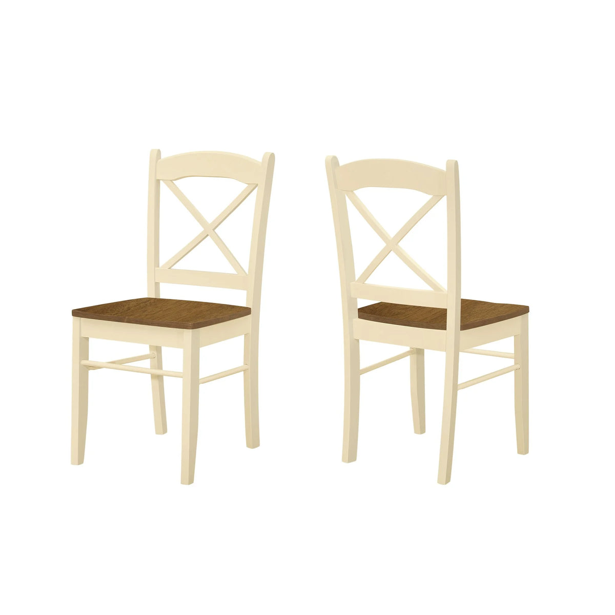 Wooden Transitional Dining Chairs, 2-Piece Q60767