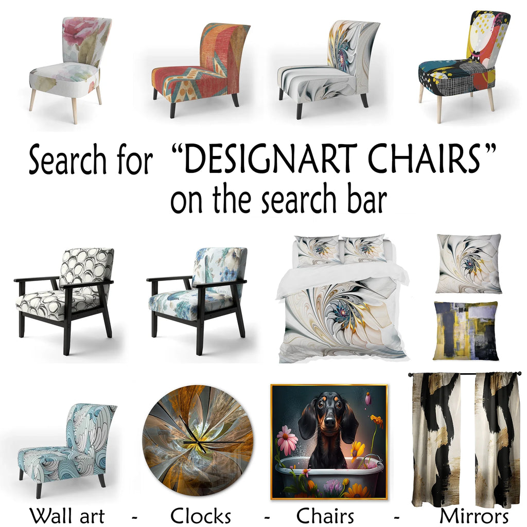 Upholstered Floral Accent Chair and Traditional Arm Chair K8615