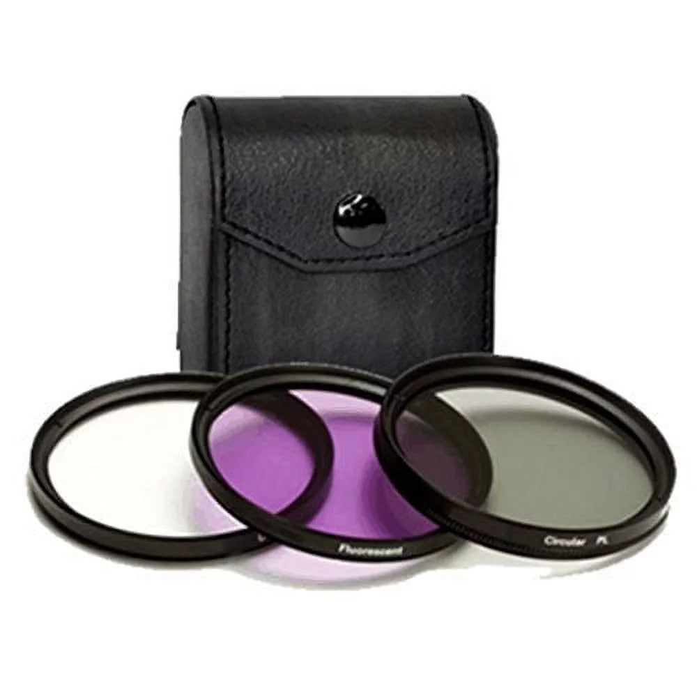 55mm 3-Piece Coated Filter Kit + Cleaning Kit I105040