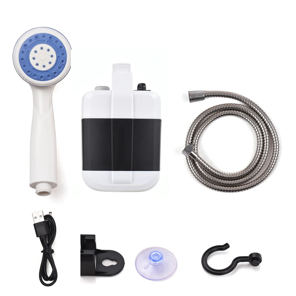 Portable USB Rechargeable Electric Shower Pump X4403