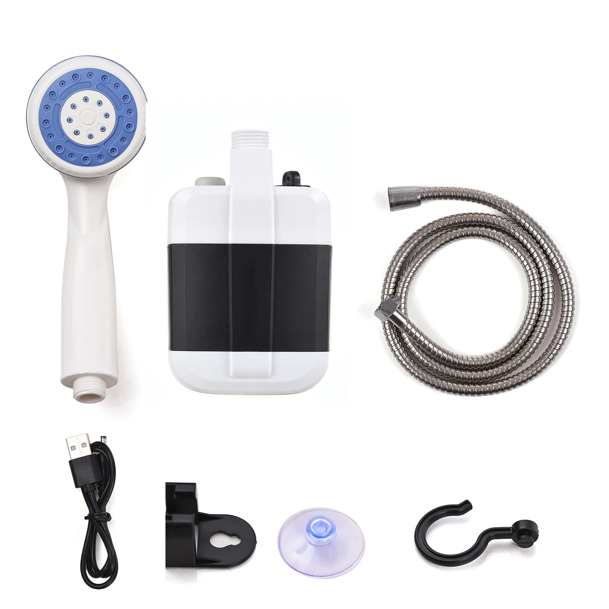 Portable USB Rechargeable Electric Shower Pump X4403