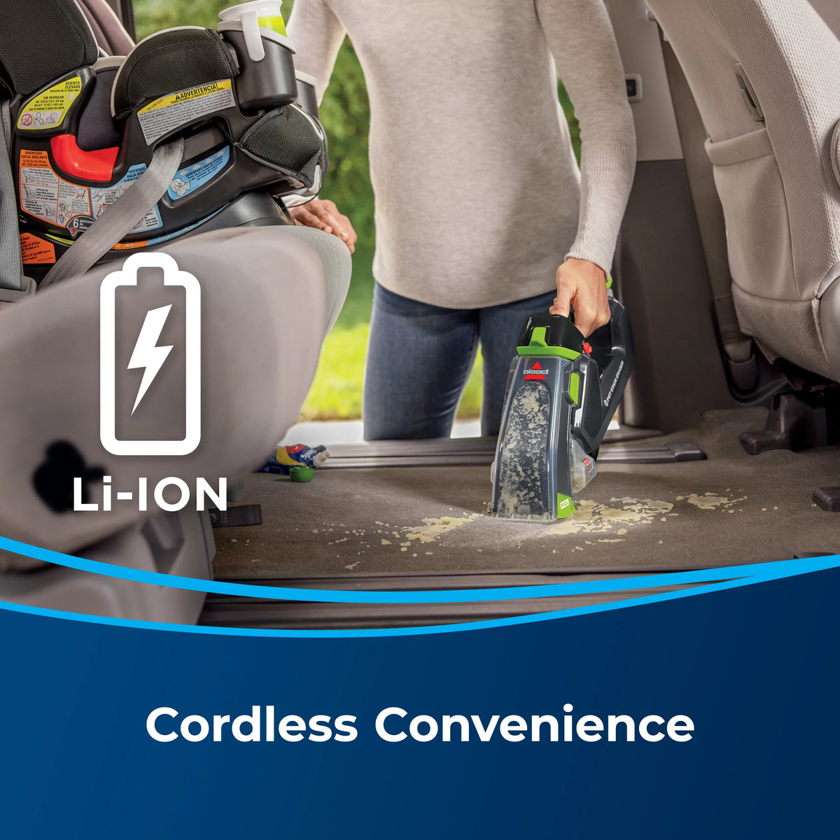 Cordless Portable Carpet Cleaner E87111