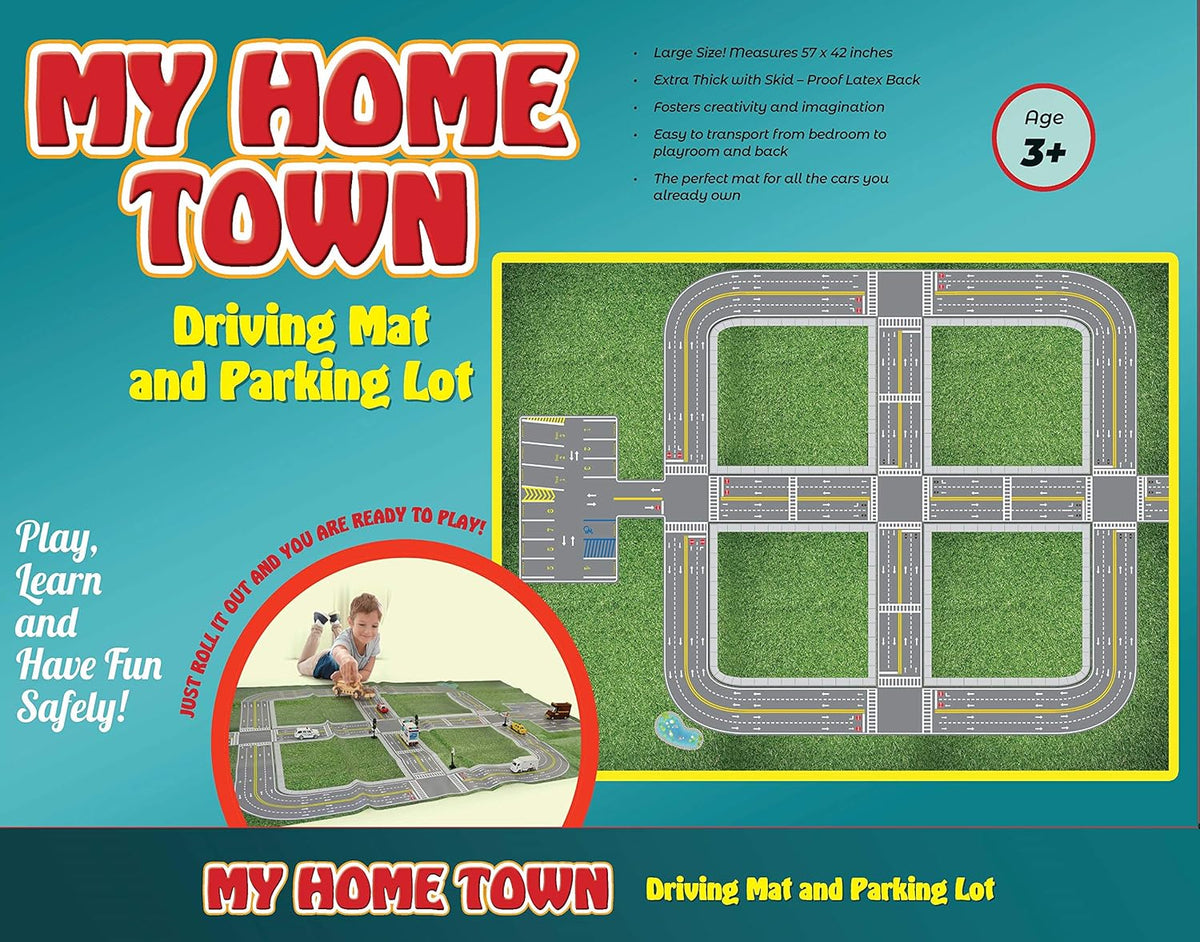 CAR Play Mat & Parking Lot for Toy Cars R9974