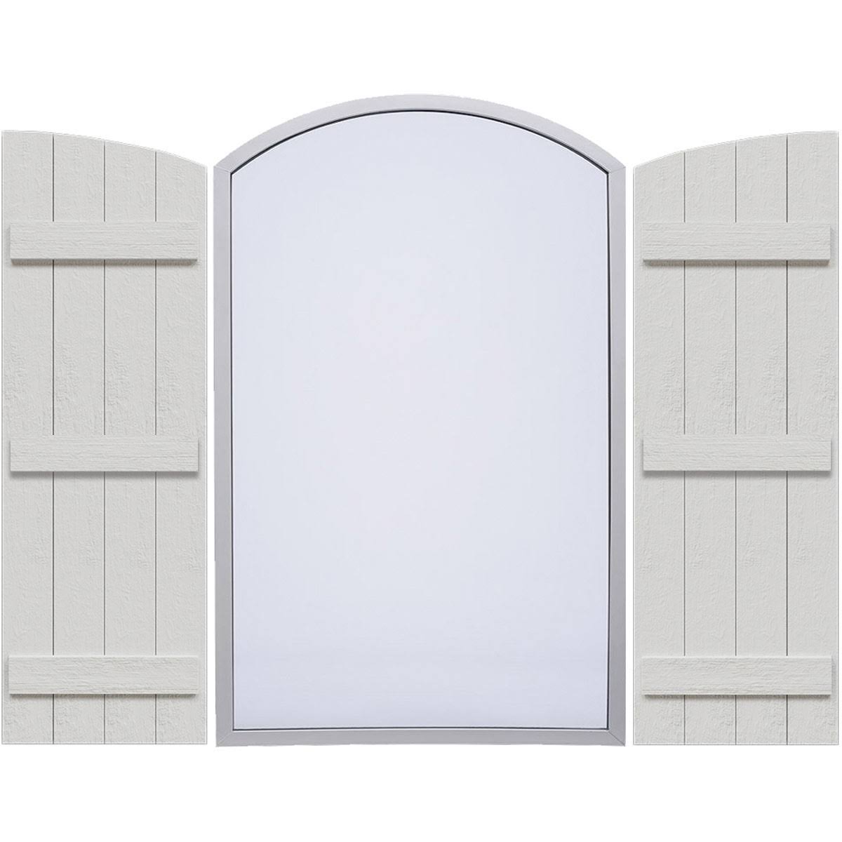 Rustic Faux Wood Shutters W48817