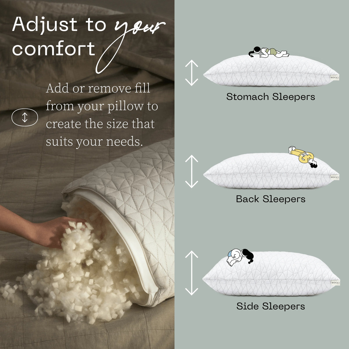 Queen Size Loft Pillow L67904