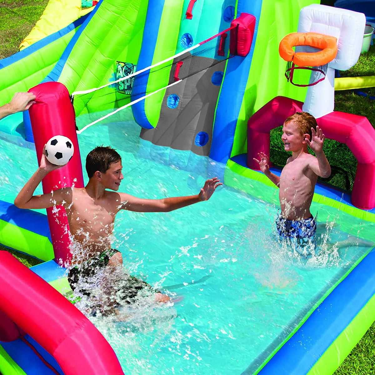 3-in-1 Inflatable Bouncer Water Slide E74175