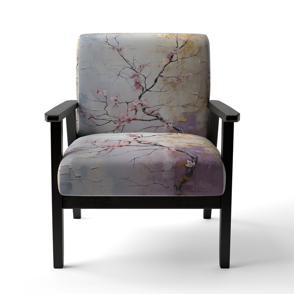Upholstered Floral Accent Chair and Traditional Arm Chair K8615