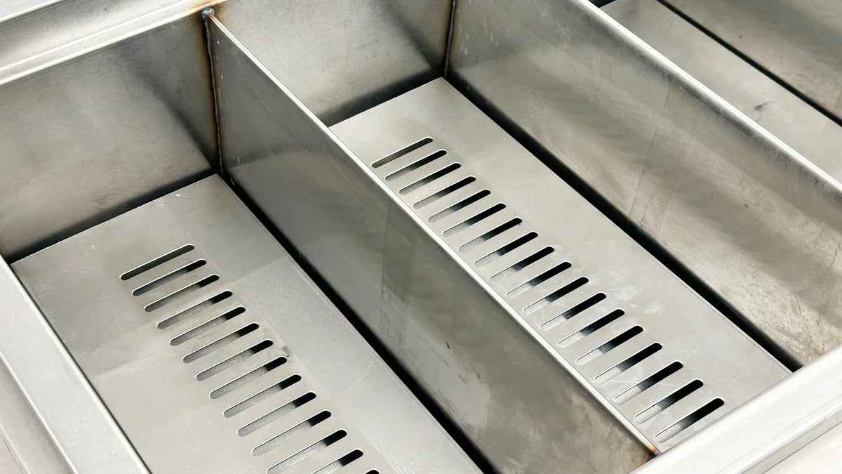 6 Basket Commercial Pasta Cooker, Stainless Steel, Propane J647