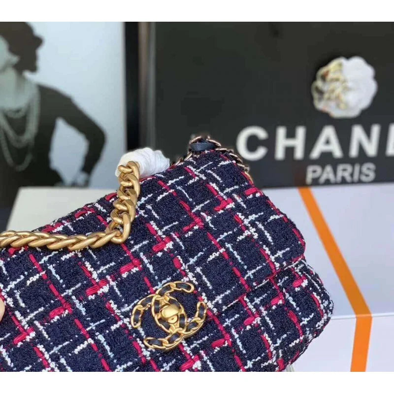 Tweed Flap Bag T5127