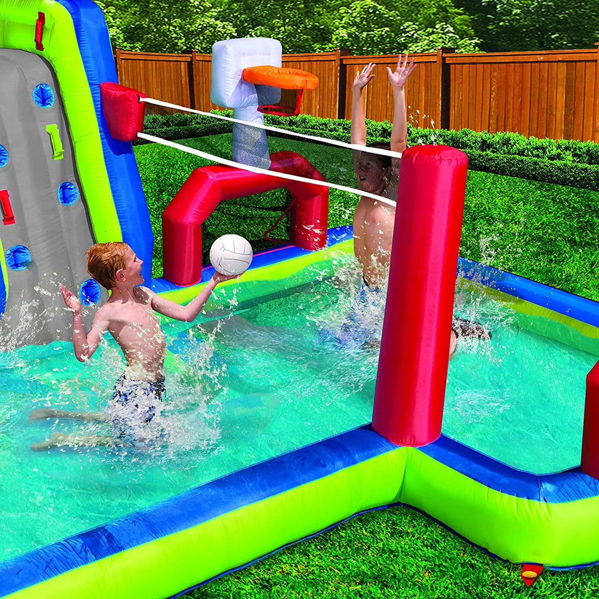 3-in-1 Inflatable Bouncer Water Slide E74175