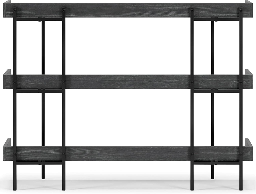 Black 3-Tier Bookcase V612