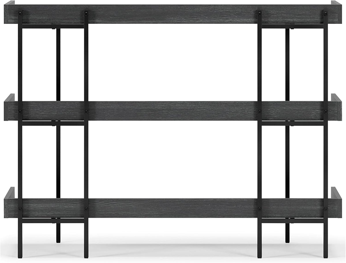 Black 3-Tier Bookcase V612