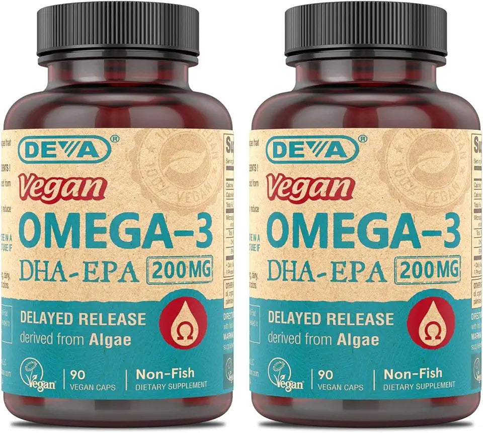 Vegan Omega-3 DHA-EPA 90 Vegan Capsules Pack of 2 O30818