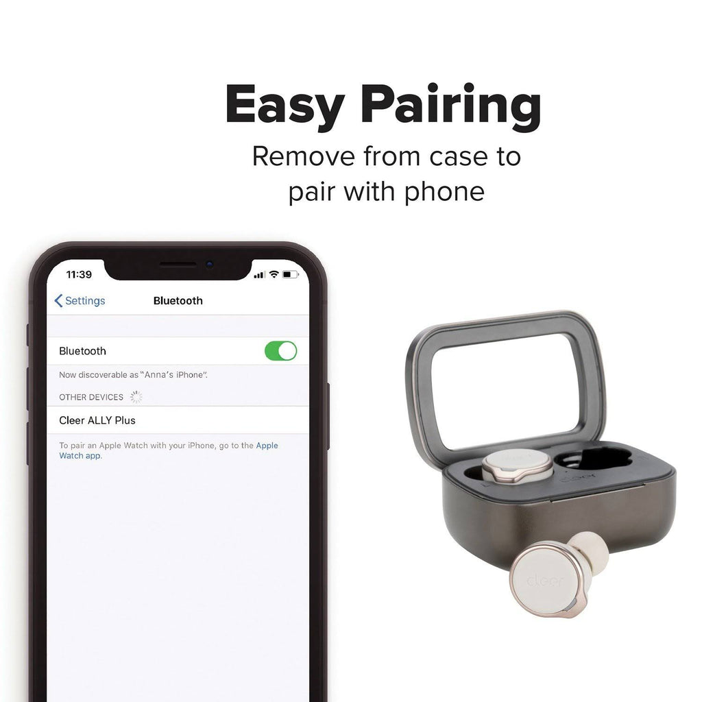 Grey True Wireless Noise-Canceling Bluetooth Earbuds D81863
