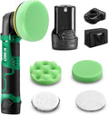 12V 3" Cordless Car Buffer Polisher Kit with 2.0Ah Battery and 4 Polishing Pads B250