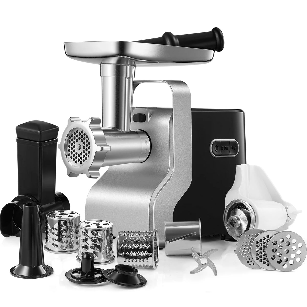 3000W Electric Meat Grinder with 3 Stainless Steel Grinding Plates W54445