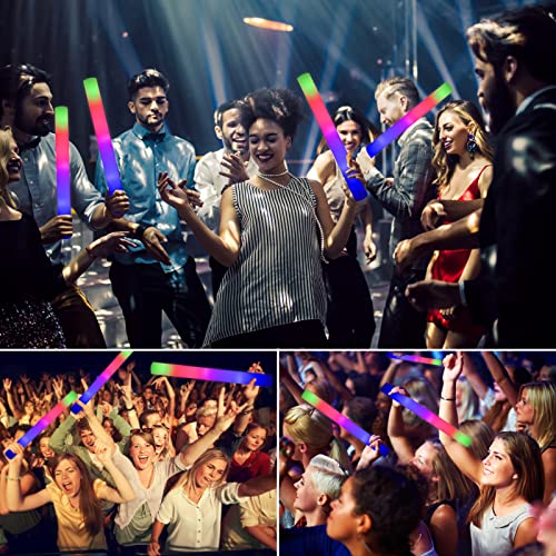 20 Pack LED Light Up Foam Glow Sticks U258