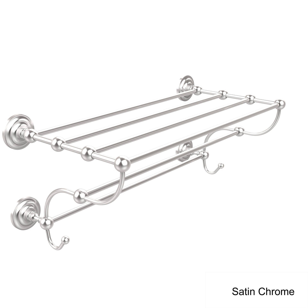 Antique Brass Train Rack Towel Shelf Q4210