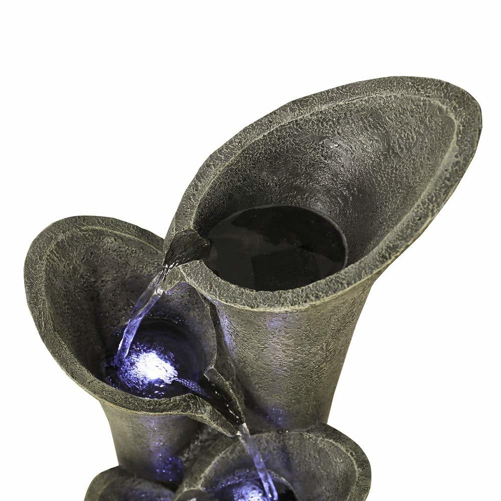 Faux Stone LED Floor-standing Water Fountain P4202