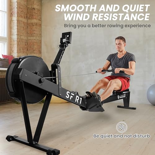 Indoor Wind Resistance Rowing Machine with LCD Display H478