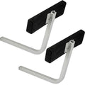 Galvanized Steel Trailer Guide-on with Carpet-padded Boards, One Pair W642