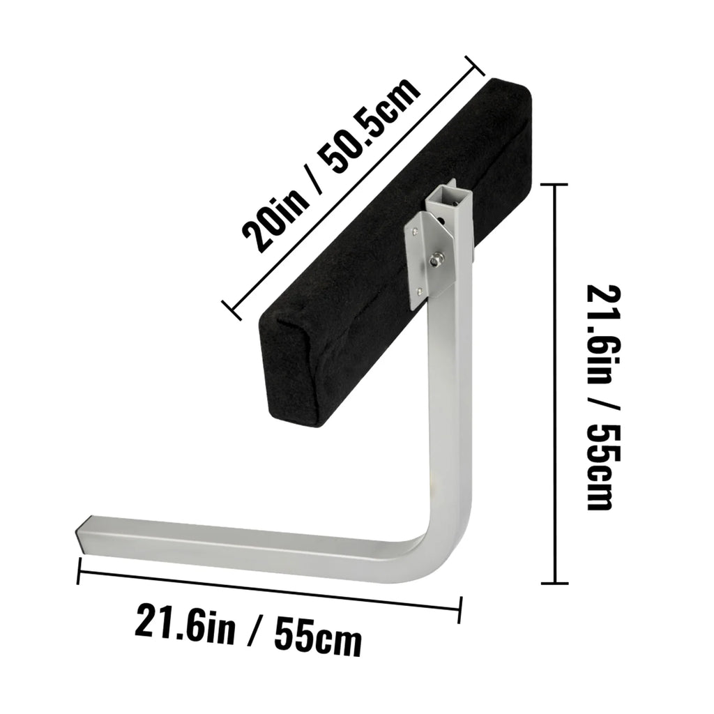 Galvanized Steel Trailer Guide-on with Carpet-padded Boards, One Pair W642