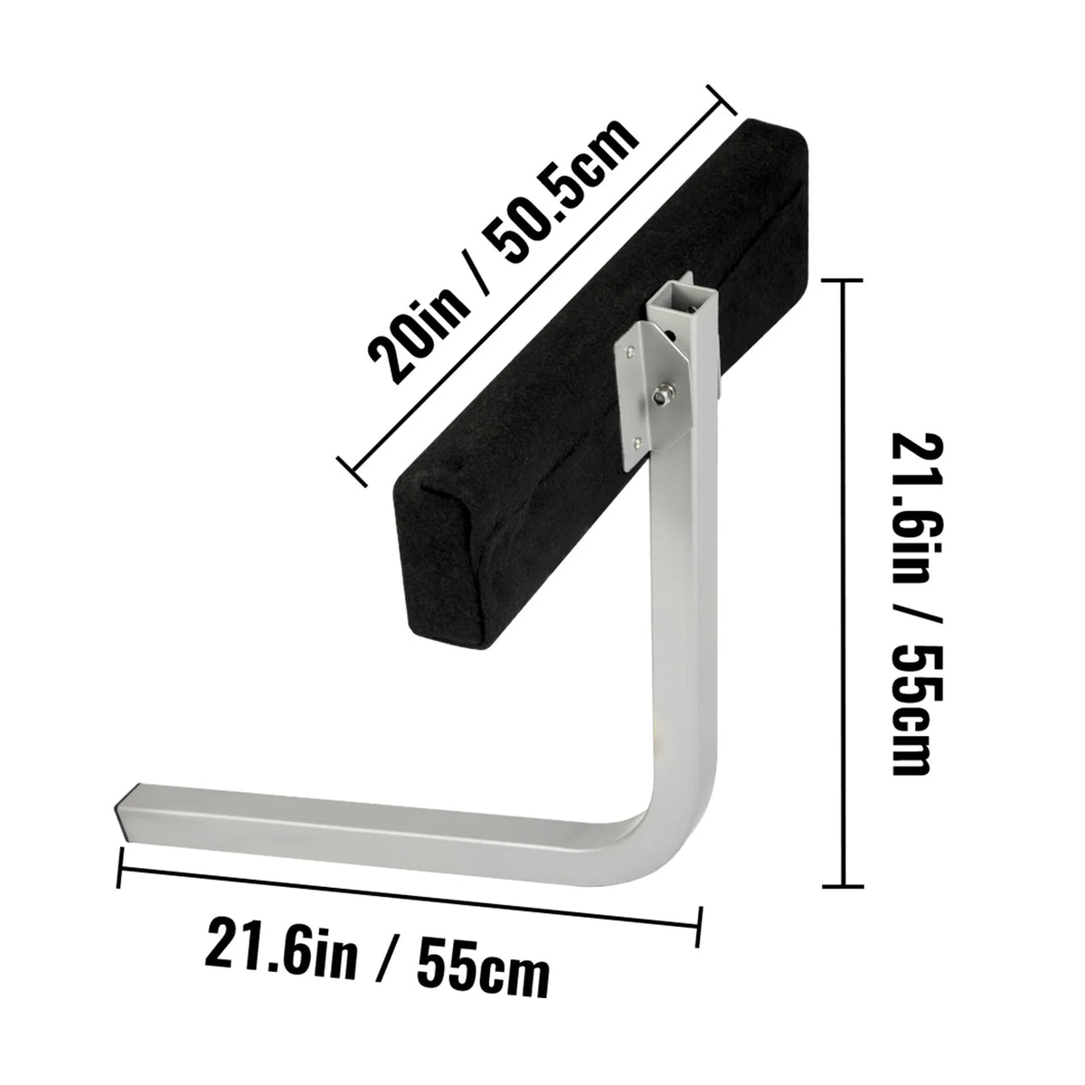 Galvanized Steel Trailer Guide-on with Carpet-padded Boards, One Pair W642